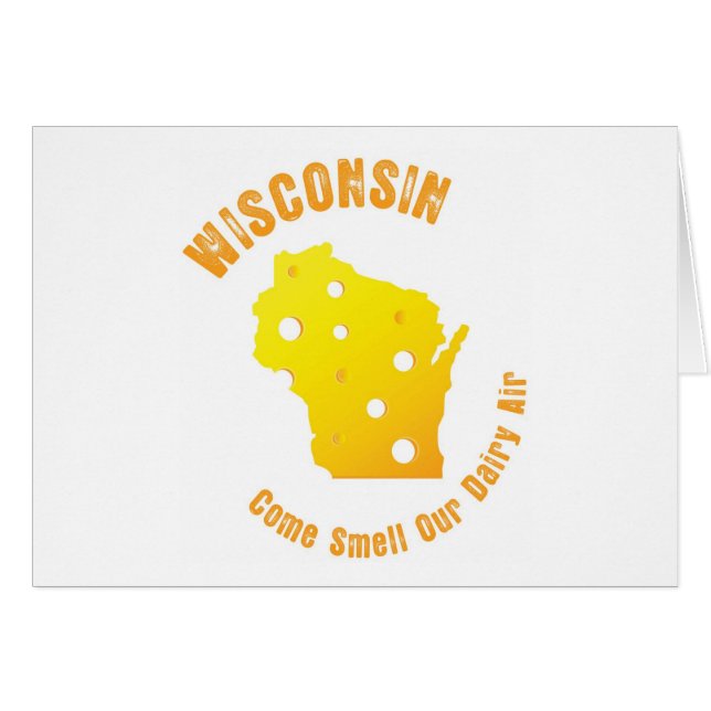 Wisconsin kommen Geruch unsere Molkereiluft (Vorderseite (Horizontal))