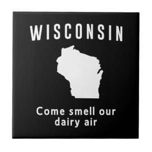 Wisconsin kommen Geruch unsere Molkereiluft Fliese