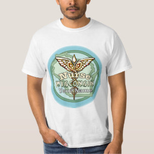 Wisconsin Krankenpfleger Caduceus T-Shirt