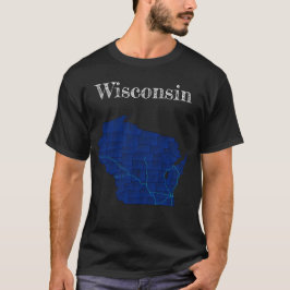 Wisconsin Landkreise & Interstates T-Shirt