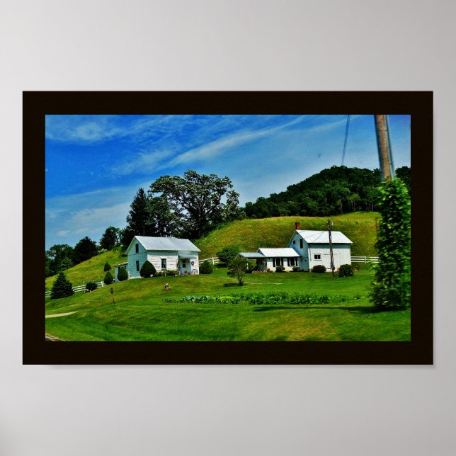 Wisconsin Landschaft Poster (Vorne)