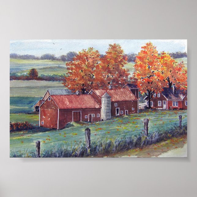 Wisconsin Landschaftsposter Poster (Vorne)