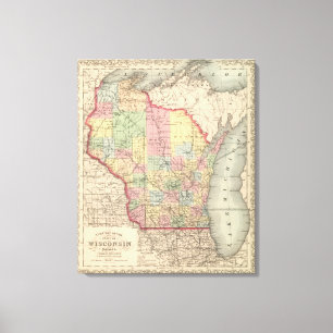 Wisconsin Leinwanddruck