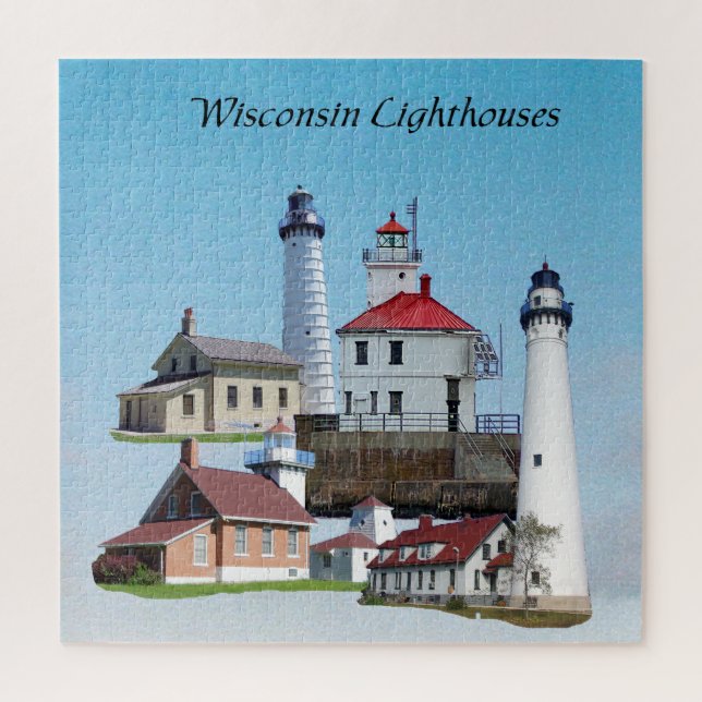 Wisconsin Lighthouses-Puzzle Puzzle (Vertikal)