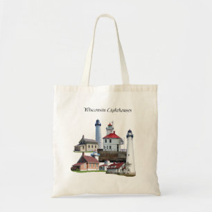 Wisconsin Lighthouses Totbag Tragetasche