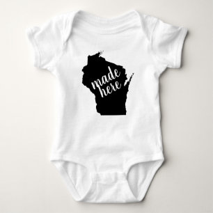 Wisconsin machte hier baby strampler