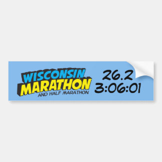Wisconsin-Marathon Posten-Marathon Autoaufkleber