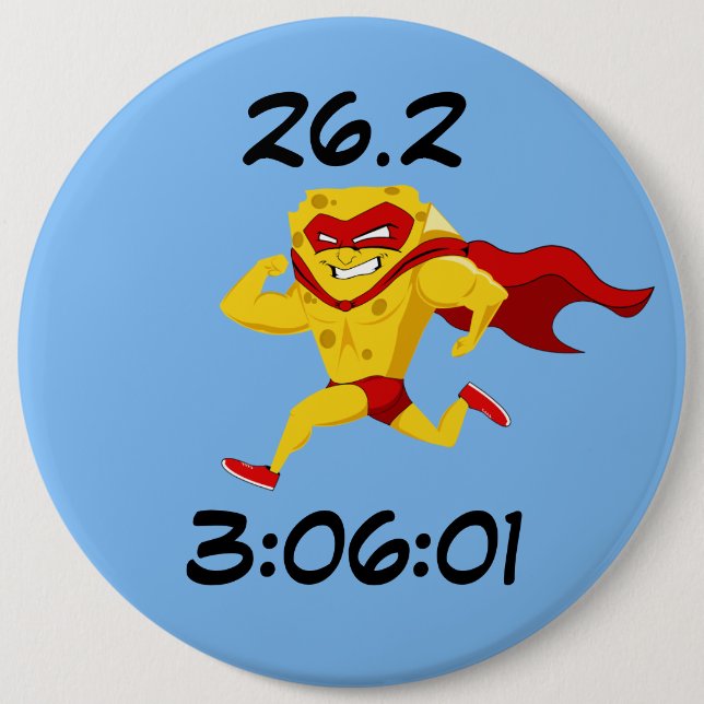 Wisconsin-Marathon Posten-Marathon Button (Vorderseite)