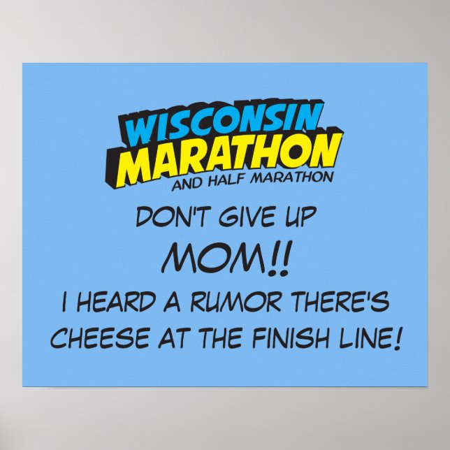 Wisconsin Marathon Race Day Poster (Vorne)