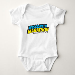 Wisconsin-Marathonlauf-Tag Baby Strampler