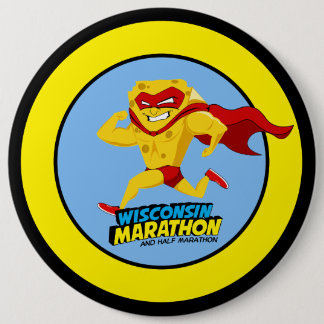 Wisconsin-Marathonlauf-Tag Button