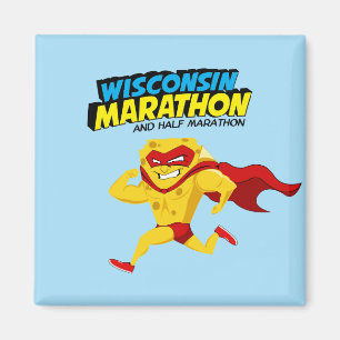 Wisconsin-Marathonlauf-Tag Magnet