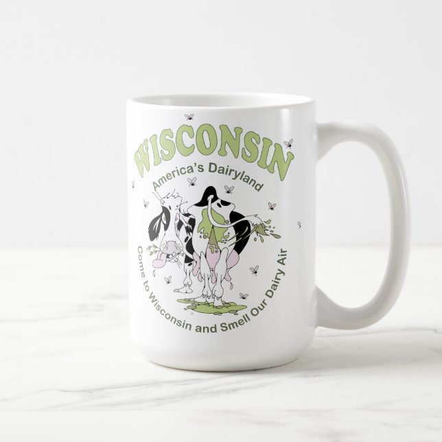 Wisconsin-Milchkuh-Tasse Tasse (Rechts)