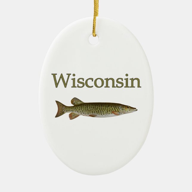 Wisconsin moschusartig keramik ornament (Vorne)