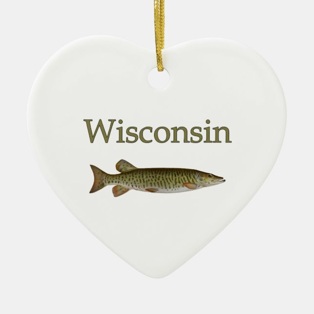 Wisconsin moschusartig keramikornament (Vorne)