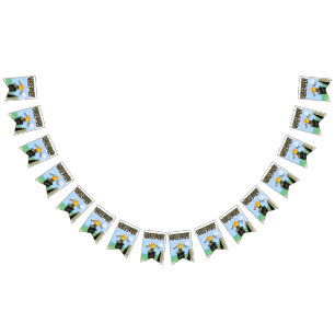 Wisconsin Moskitos Cartoon - Camping von Tiki Wimpelkette