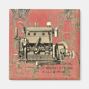 Wisconsin Motor Milwaukee Wisconsin Gas Motor B-3 Magnet