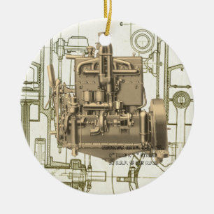 Wisconsin Motor Milwaukee Wisconsin Gas Motor K5 Keramikornament