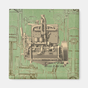 Wisconsin Motor Milwaukee Wisconsin Gas Motor K5 Magnet