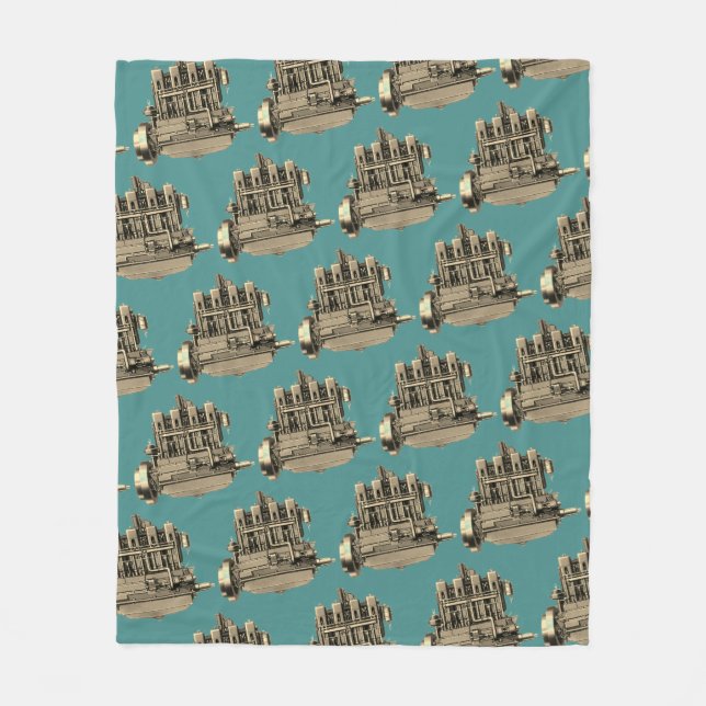 Wisconsin Motor Milwaukee Wisconsin Motor Early K Fleecedecke (Vorderseite)