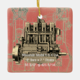 Wisconsin Motor Milwaukee Wisconsin Motor Early K Keramikornament