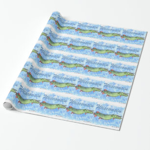 Wisconsin Muskie Geschenkpapier