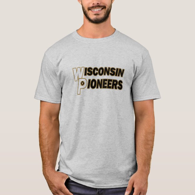 Wisconsin-Pioniere T-Shirt (Vorderseite)