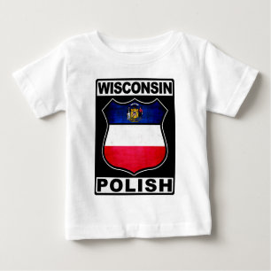 Wisconsin, Polnischer Amerikaner Baby T-shirt