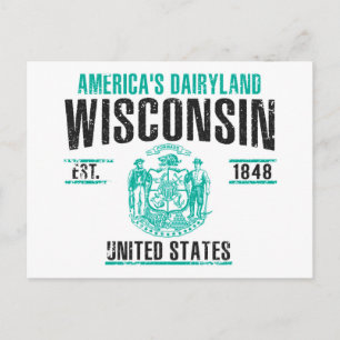 Wisconsin Postkarte