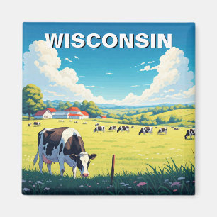 Wisconsin-Reise Magnet