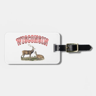 Wisconsin-Rotwildszene Gepäckanhänger