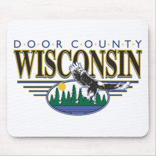 WISCONSIN-SCENE- MOUSEPAD