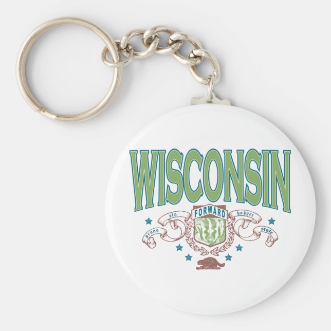 Wisconsin Schlüsselanhänger (Vorne)