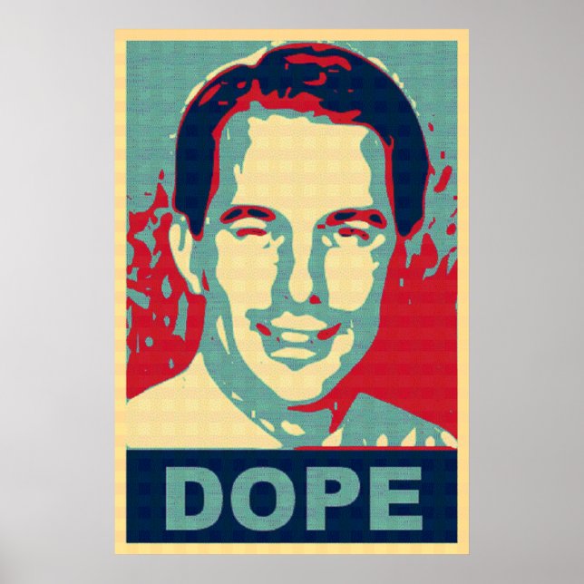 Wisconsin Scott Walker Dope Protest Sign Poster (Vorne)