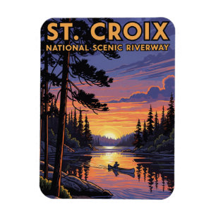 Wisconsin St Croix National Riverway Traverway Magnet