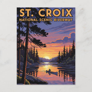 Wisconsin St Croix National Riverway Traverway Postkarte