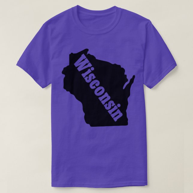 Wisconsin Staat 1 T-Shirt (Design vorne)