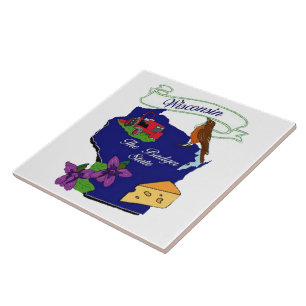 Wisconsin-Staat Fliese