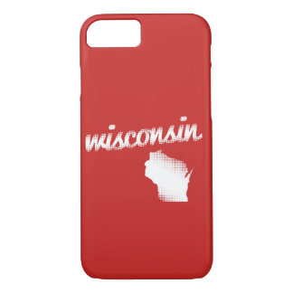 Wisconsin-Staat im Weiß iPhone 8/7 Hülle