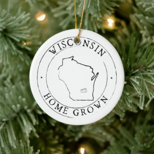 Wisconsin Staat Ornament