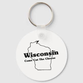 Wisconsin Staat Slogan Schlüsselanhänger