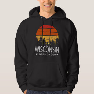Wisconsin Staat Zuhause der schönen Wisconsin-Lieb Hoodie