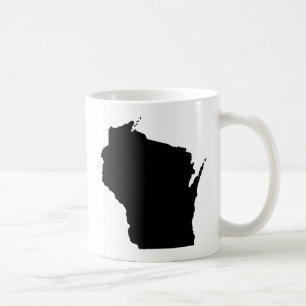 Wisconsin-Staats-Kontur Kaffeetasse