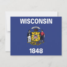 Wisconsin Staatsflagge Matrose Bergmann Pflug Anke