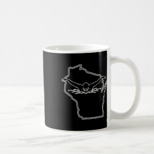 Wisconsin Staatsstolz T-Shirt Swim T Shirt Funny S Kaffeetasse