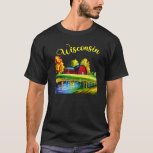 Wisconsin Stall und landwirtschaftliche Prämie T-Shirt