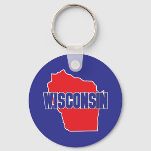 Wisconsin State Schlüsselanhänger