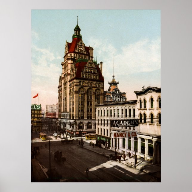 Wisconsin Street Milwaukee Poster (Vorne)