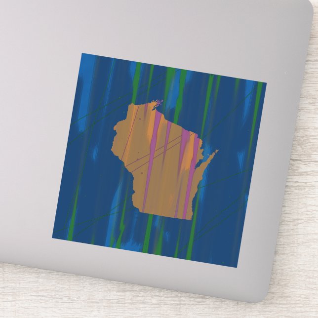 Wisconsin Supper Aufkleber (Detail)