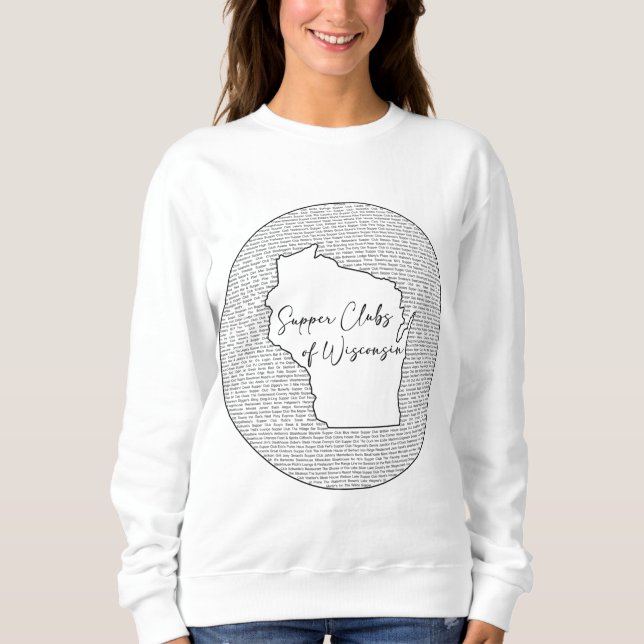 Wisconsin Supper Club Theme Sweatshirt (Vorderseite)